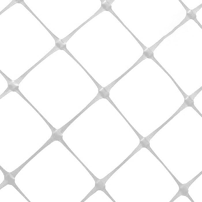 VineLine Durable Plastic Trellis Netting White Roll 6.5ft x 100ft