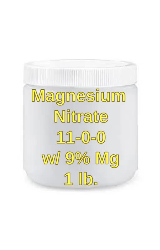 magnesium fertilizer for plants Magnesium Nitrate 1 lb. – Custom Hydro