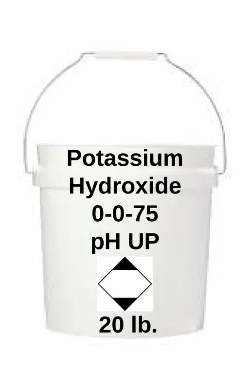 Potassium Hydroxide flake caustic potash 20 lb.