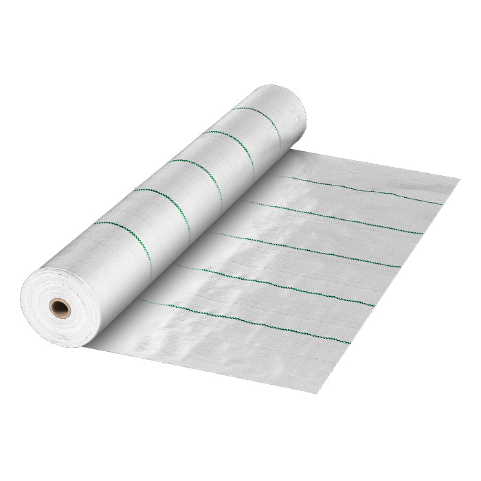 GROW1 Landscape Ground Cover Weed Mat Barrier White 12ft x 300ft
