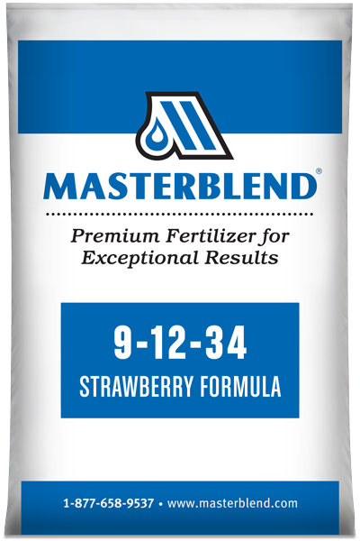 organic liquid fertilizer for strawberries MasterBlend 9-12-34 Strawberry Fertilizer 25 lb
