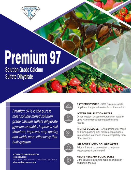 Diamond K Solution Grade Gypsum sell sheet-1