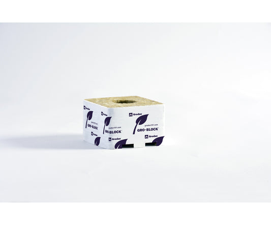 Gro Block Improved Small 4"GR6,5 w/ hole 4"x4"2.6" Strip