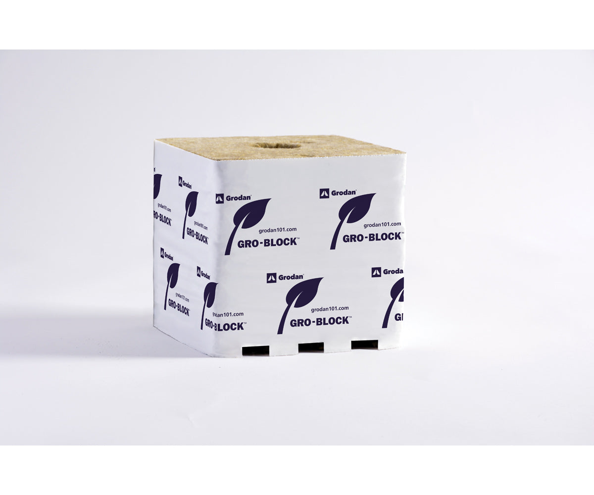 Grodan Hugo Improved 6" x 6" x 5.8" loose pallet, 512 blocks