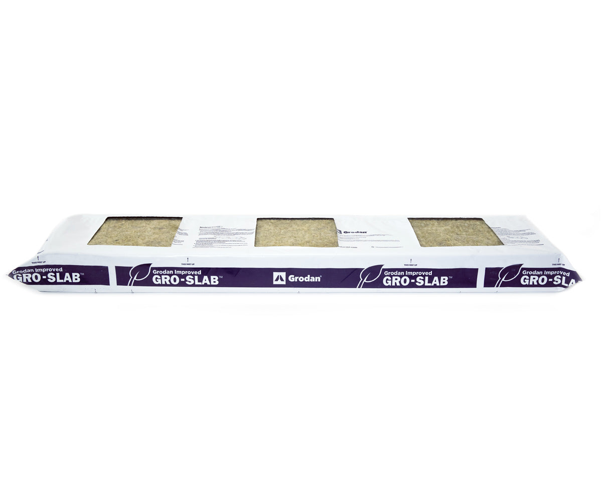 Grodan Improved Gro-Slab 36x8x3 w/ 3-6x6 pre-cut holes