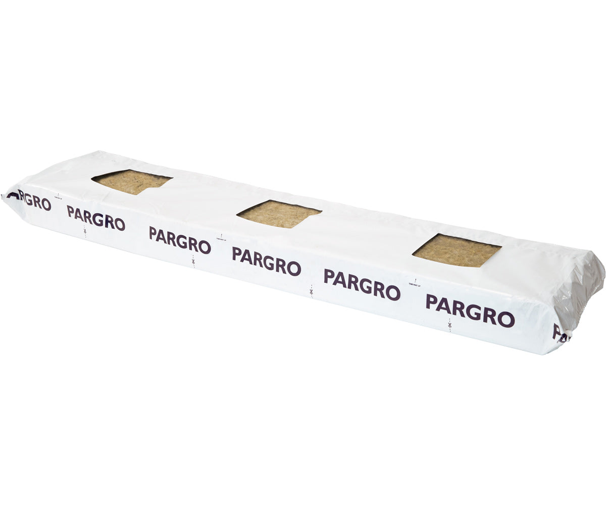 Pargro Slab 36"x6"x3" with 3-4x4 pre-cut holes, Case of 12
