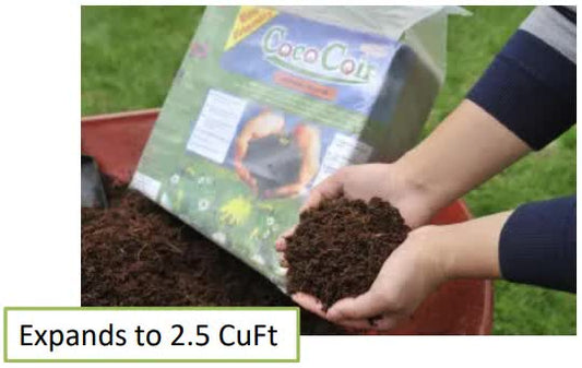 FibreDust 5KG NAKED Coconut Coir Block