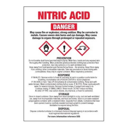 66% Nitric Acid 600 lb. Drum/Barrel