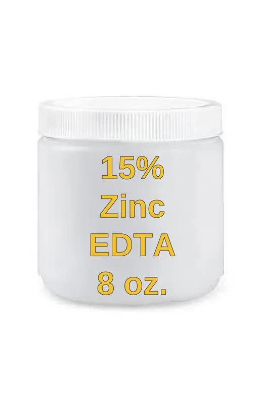 Zinc EDTA 14% 8 ounces