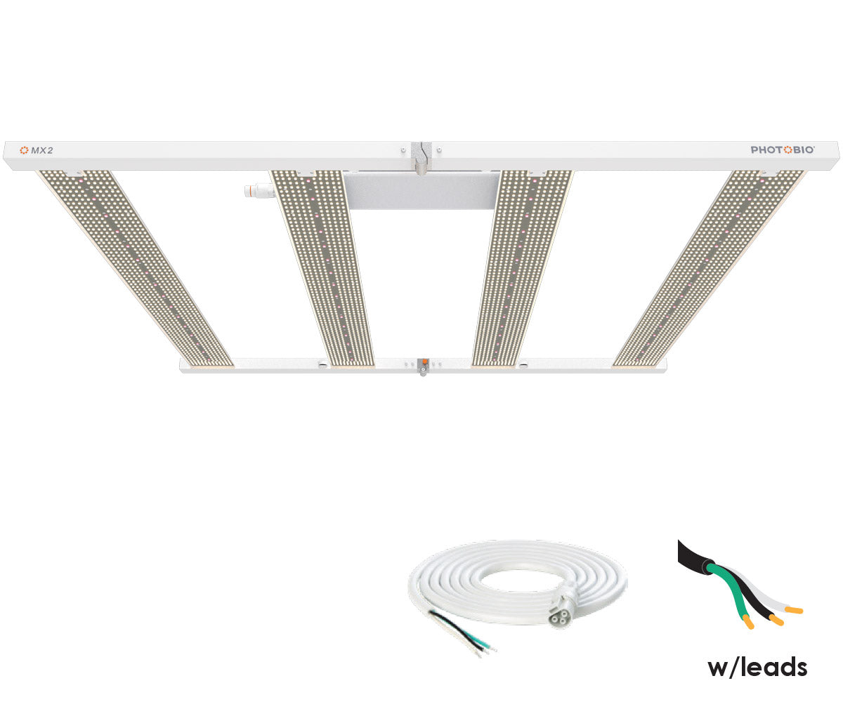 PHOTOBIO MX2 680W LED grow light, multi-bar fixture with leads cord