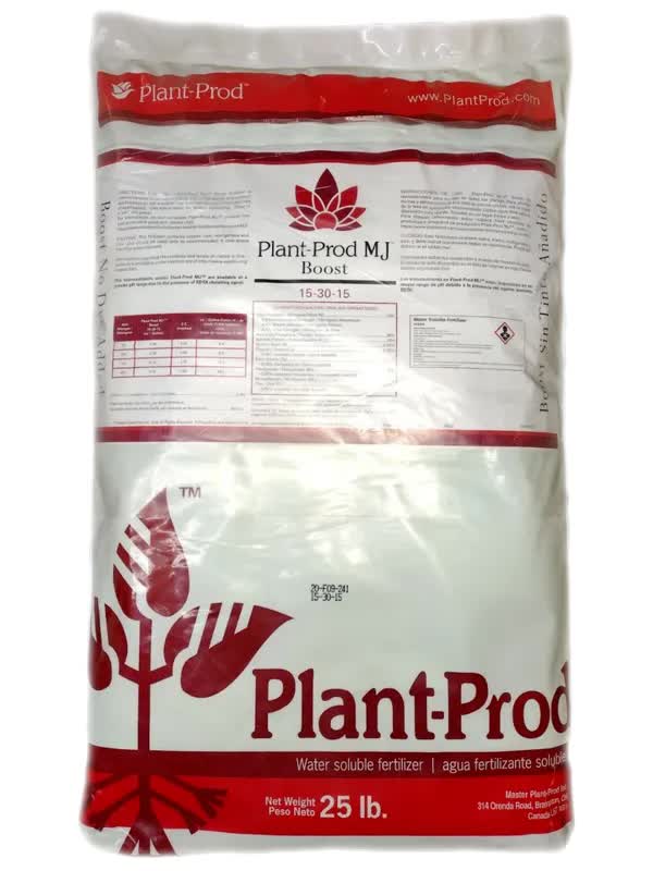 plant booster fertilizer Plant-Prod MJ Boost 15-30-15 Fertilizer 25 lb