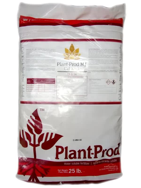plant prod fertilizer Plant-Prod MJ Cal Kick 15-0-14 25 lb. bag