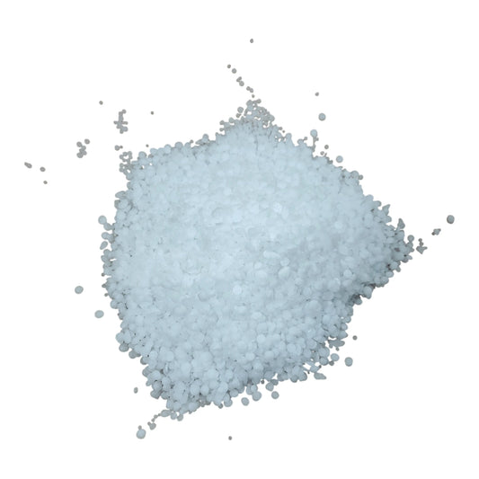 Haifa Magnisal magnesium nitrate prills close-up — pure white water-soluble fertilizer granules