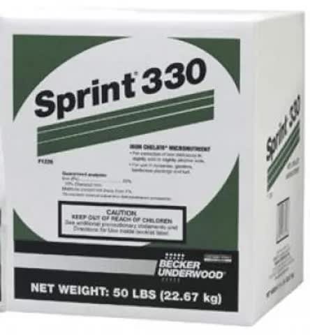 Sprint 330 10% Iron DTPA fertilizer 50 lb.
