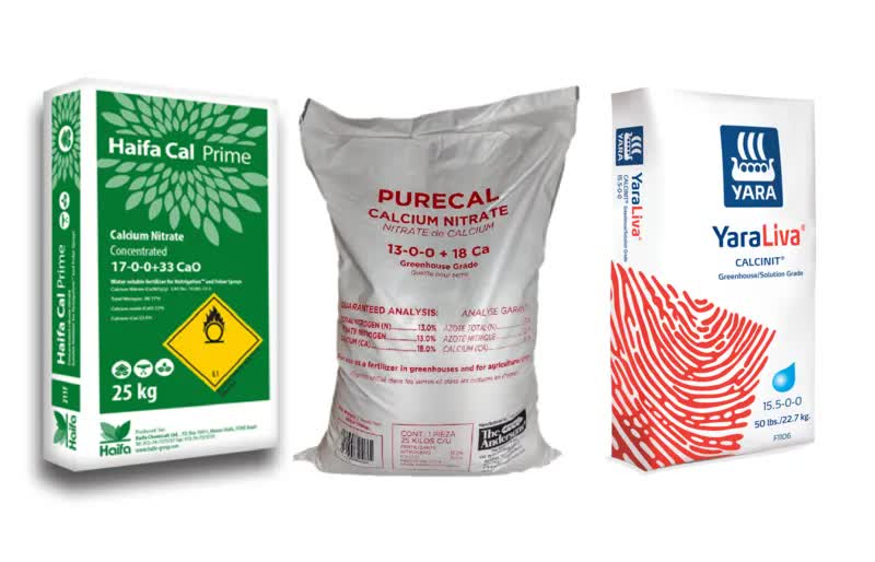 Calcium Nitrate Fertilizers for Hydroponics & Greenhouses - Custom Hydro