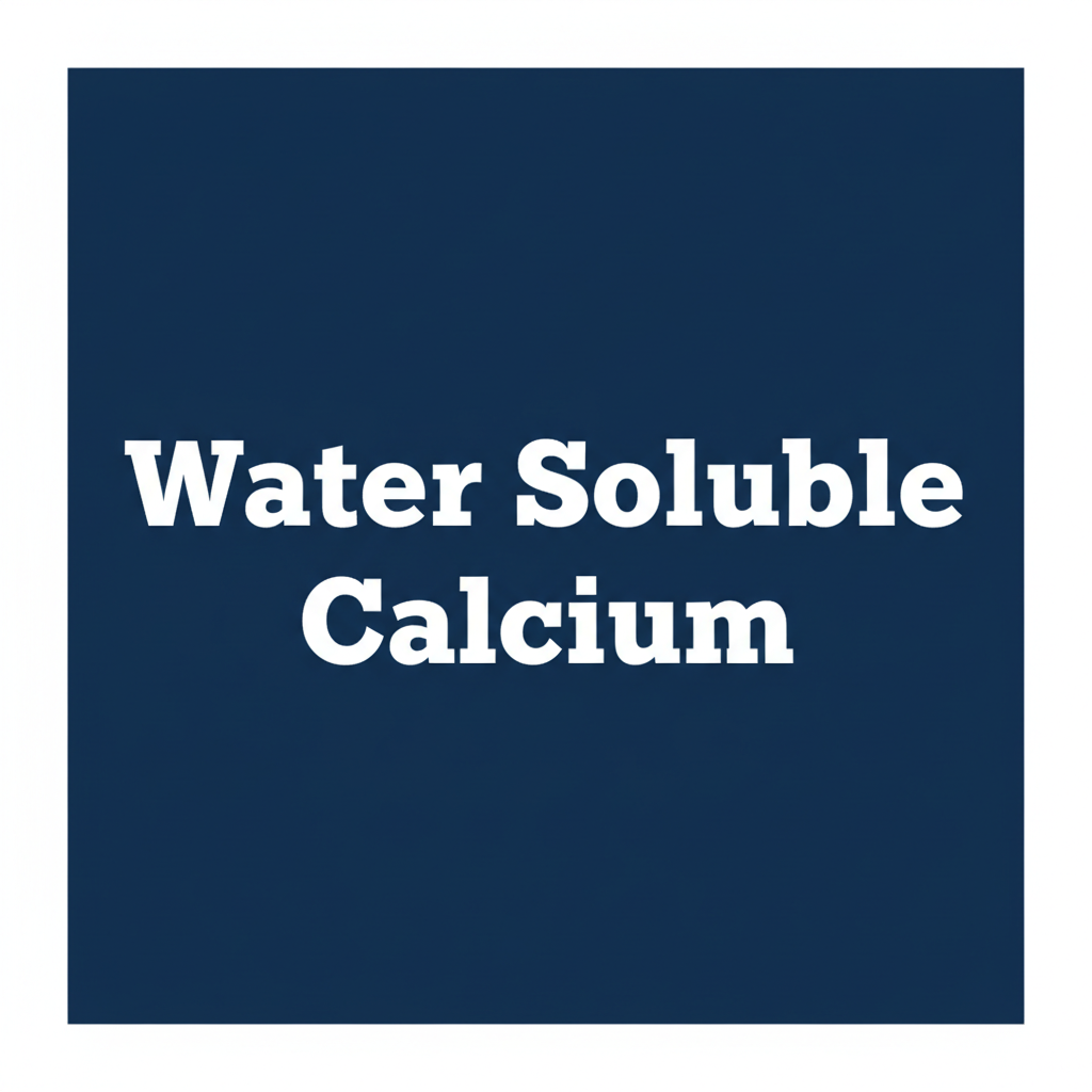 Water Soluble Calcium