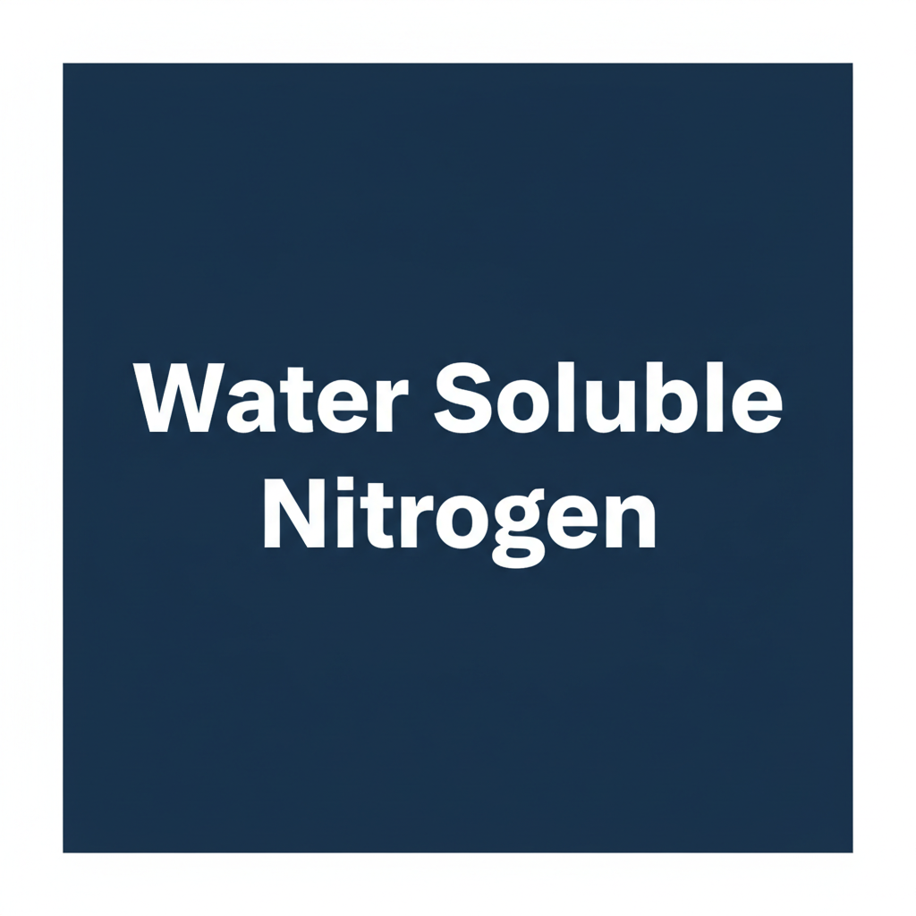 Water Soluble Nitrogen