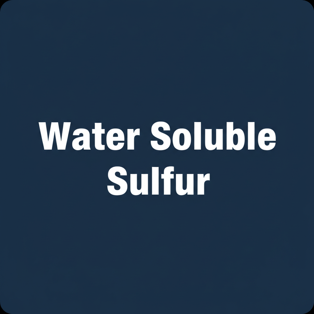 Water Soluble Sulfur