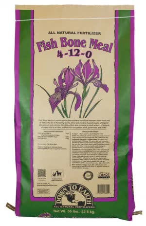 Fish Bone Meal 4-12-0 Fertilizer 50 lb.