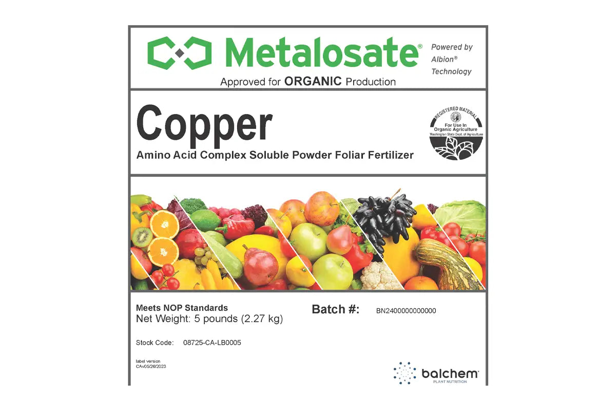 Metalosate Copper Organic 5 lb.