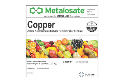 Metalosate Copper Organic 5 lb.