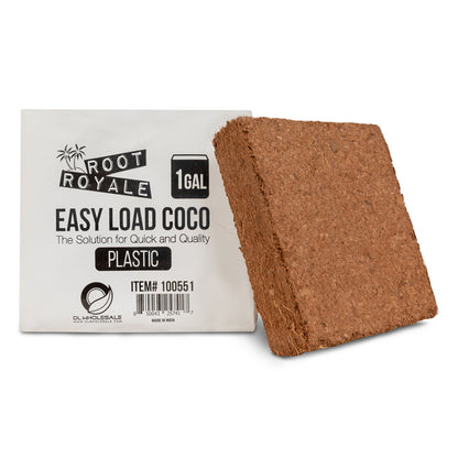 Root Royale Easy Load Coco Plastic Grow Bags 1 Gallon