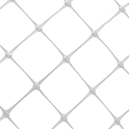 VineLine Durable Plastic Trellis Netting White Roll 6.5ft x 100ft