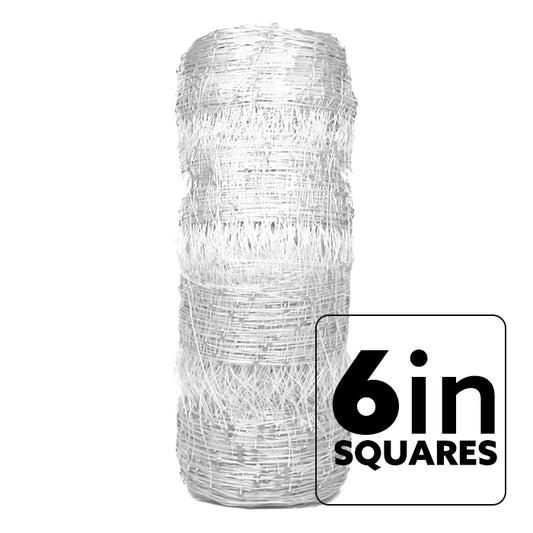 VineLine Durable Plastic Trellis Netting White Roll 5ft x 330ft