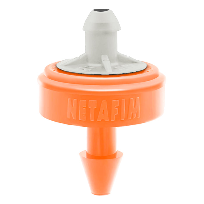 Netafim Woodpecker Pressure Compensating Junior Dripper w/ CNL 6.6 GPH Orange/Gre