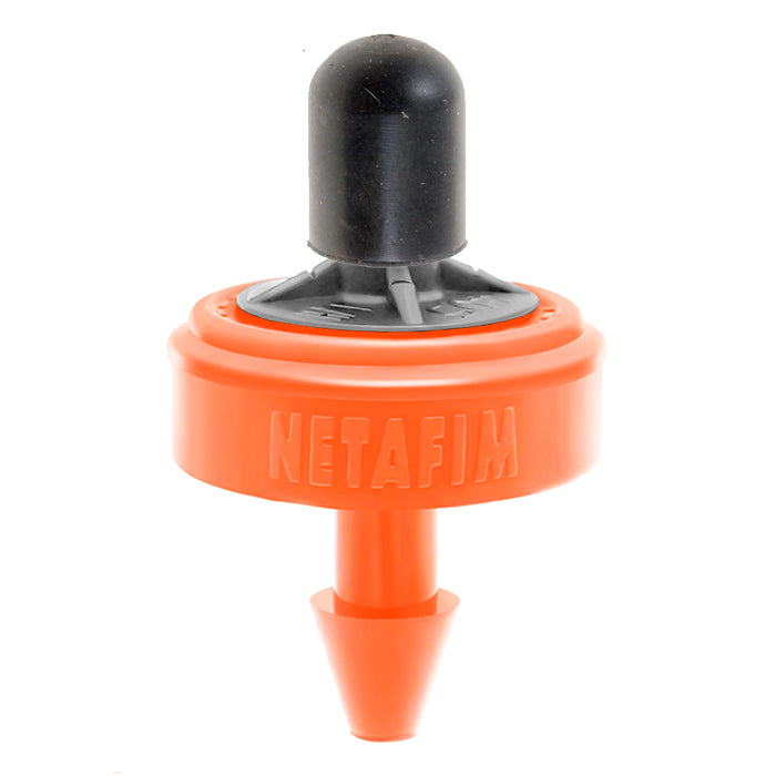 Netafim Pressure Compensating On Line Bubbler w/ LCNL 6.6GPH Orange (250pcs/Case)