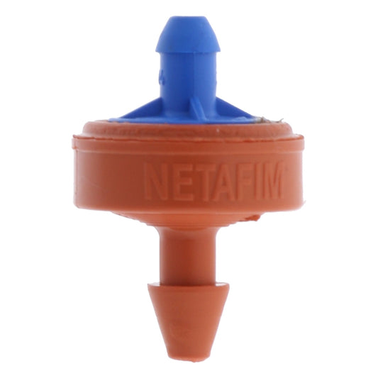 Netafim Woodpecker Pressure Compensating Junior Dripper w/ LCNL 10.6GPH Blue/Oran