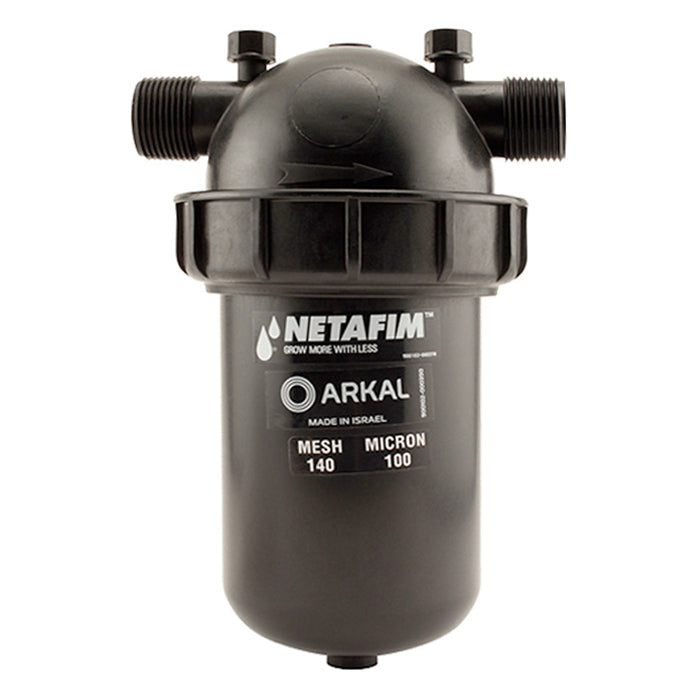  Netafim Manual Disc Filter 1in MPT x MPT 140 Mesh 5-26GPM