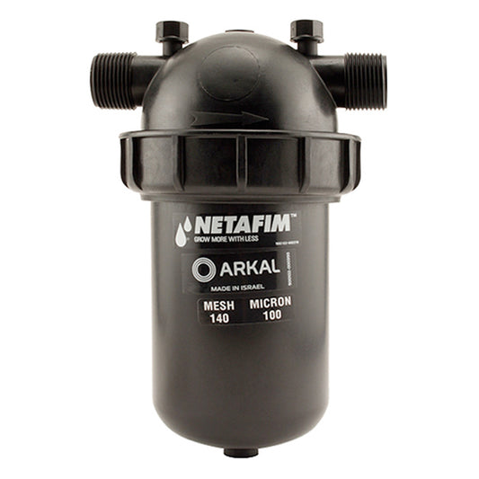  Netafim Manual Disc Filter 1in MPT x MPT 140 Mesh 5-26GPM