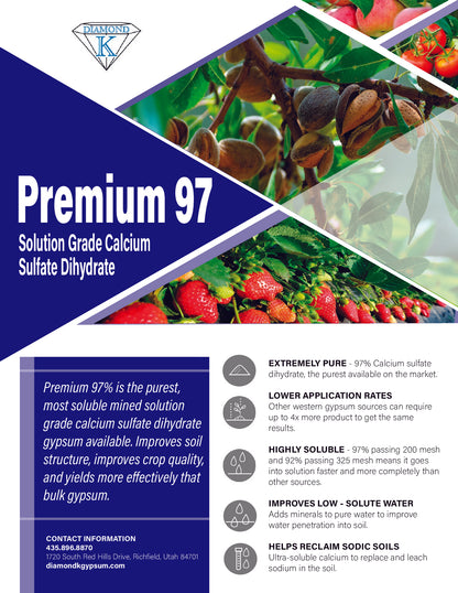 Diamond K Solution Grade Gypsum sell sheet-1