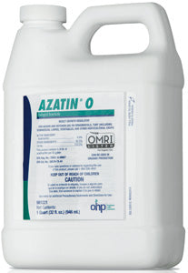 Container of Azatin-O pesticide with label