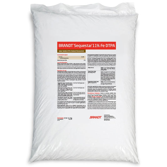 BRANDT® Sequestar® 11% Fe DTPA, 25 lb. bag