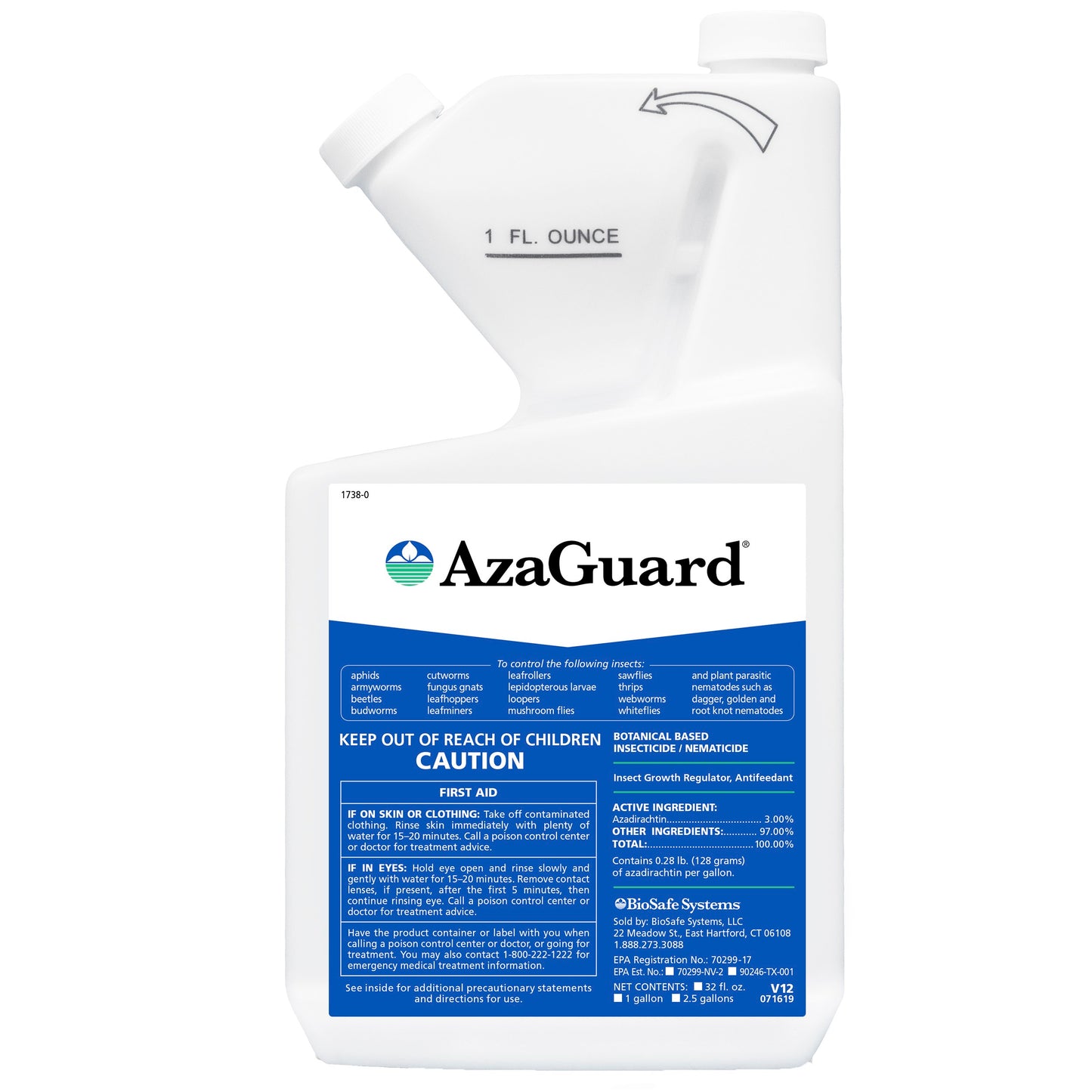 AzaGuard 3% Azadirachtin Insecticide/Nematicide