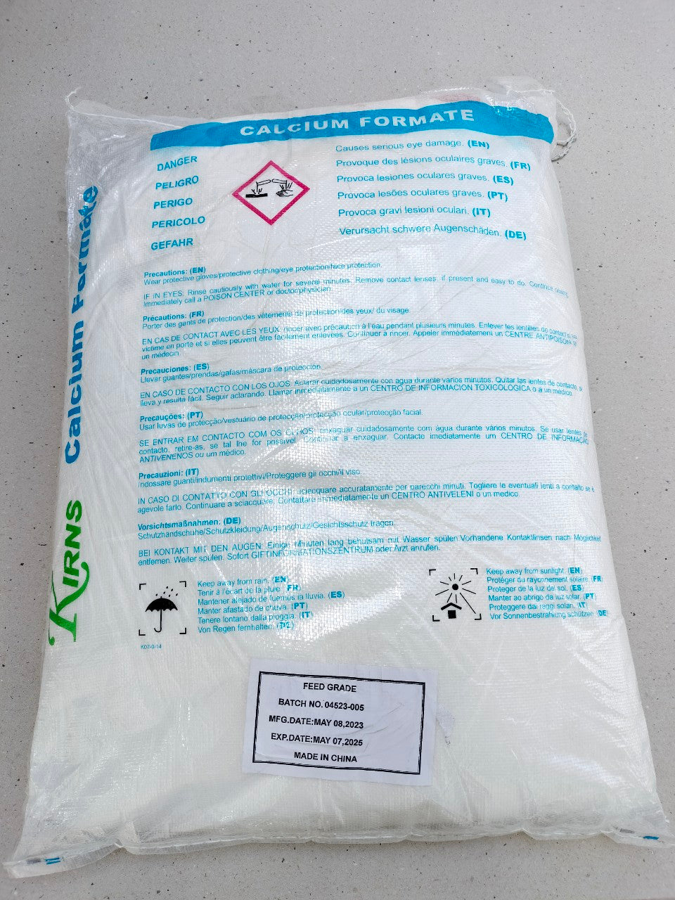 Calcium Formate - 30% soluble calcium fertilizer