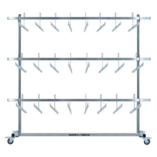 DriFlower Rolling Dri-Rack w/ 31in J-Hangers