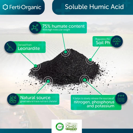 Ferti-Organic Soluble Humic Acid 0-0-7 - 20 lb