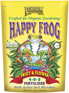 FoxFarm Happy Frog Fruit & Flower 4-9-3 Fertilizer | 4 lb