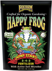 FoxFarm Happy Frog Jump Start 3-4-3 Dry Fertilizer | 4 lb