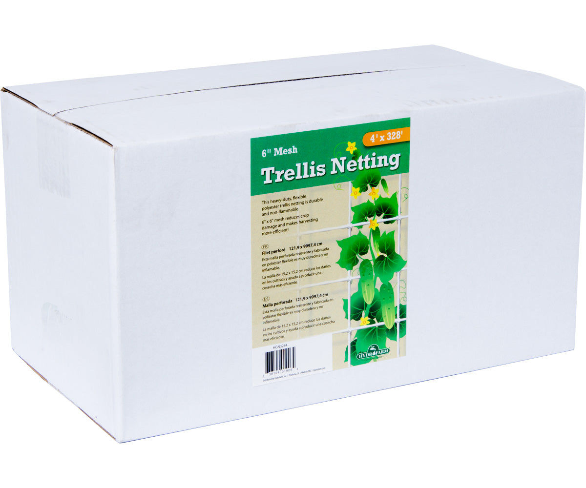 Trellis Netting 6" Mesh, woven, 4' x 328' roll
