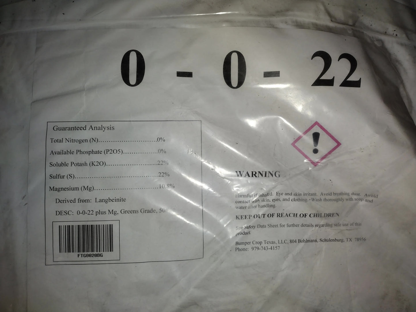 k-mag fertilizer label