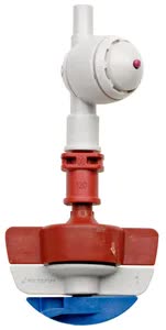 Netafim Spinet Micro Sprinkler, Red/Blue