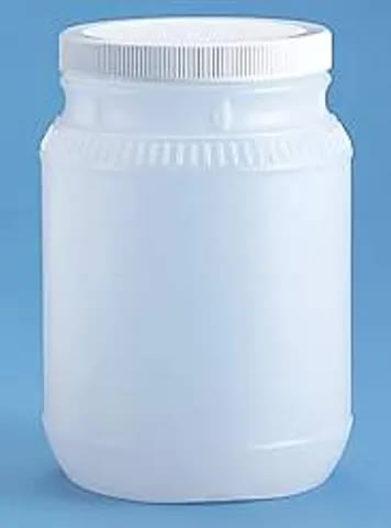 Round Wide-Mouth Plastic Jar - 1/2 Gallon (4 lb.)
