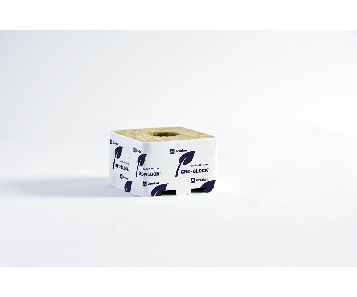 Gro Block Improved Small 4"GR6,5 w/ hole 4"x4"2.6" Strip