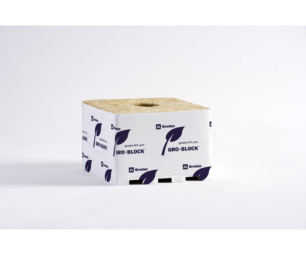 Grodan Gro-Block, Jumbo Improved 6" x 6" 4" case of 64