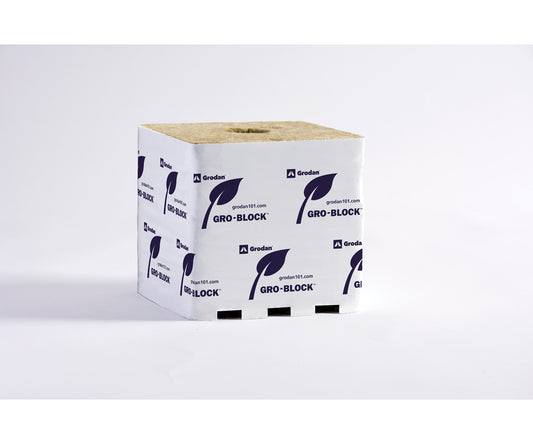 Grodan Hugo Improved 6" x 6" x 5.8" loose pallet, 512 blocks