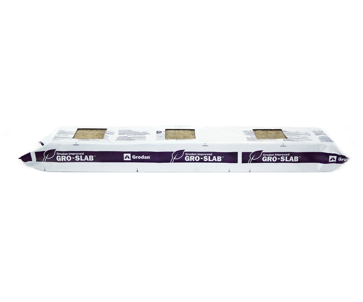 Grodan Improved Gro-Slab 36x6x4 w/ 3-4x4 pre-cut holes